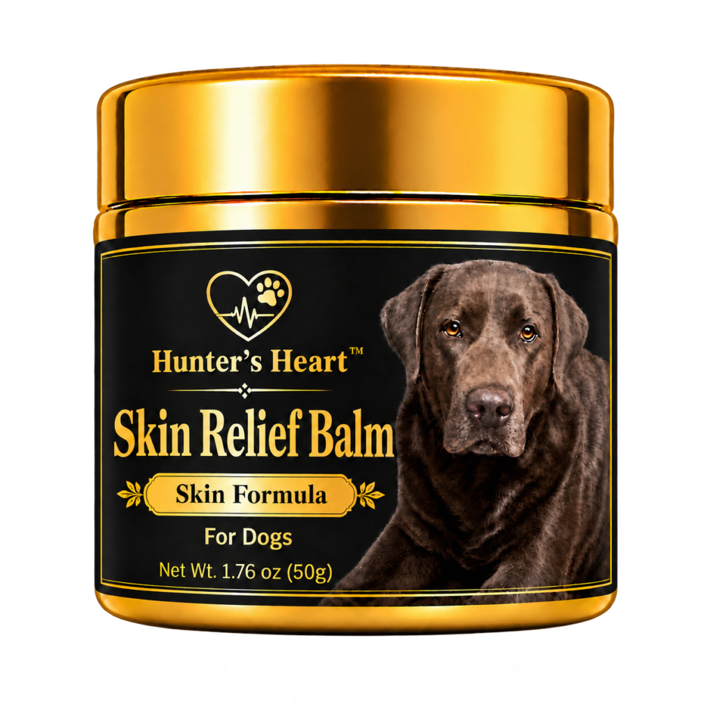 Hunter's Heart Skin Relief Balm, natural dog balms, 50g jar